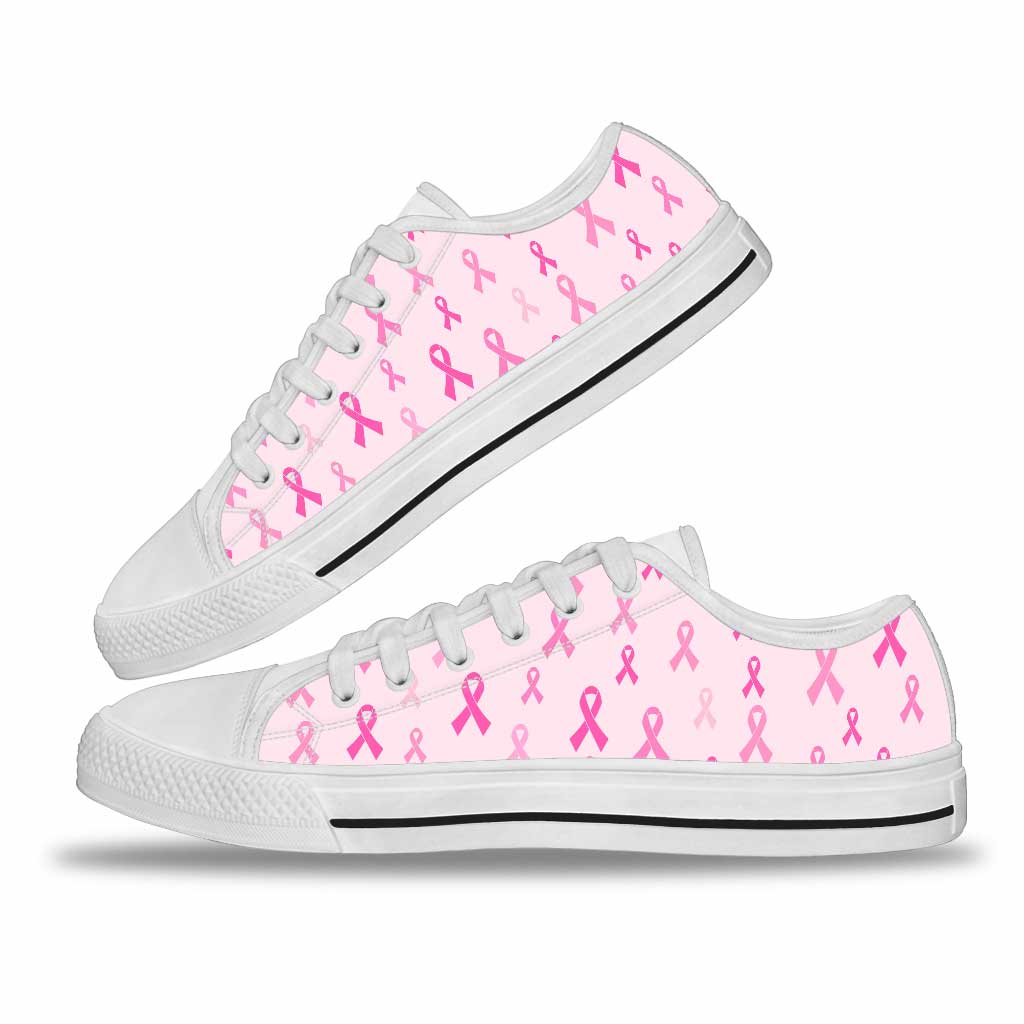 Brustkrebsbewusstsein Brustkrebsbewusstsein Low-Top-Schuhe 0622
