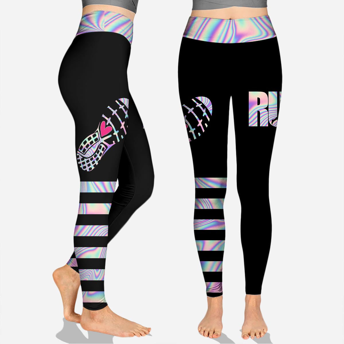 Running Keeps Me Alive - Personalized Running Cross Tank Top and Leggings