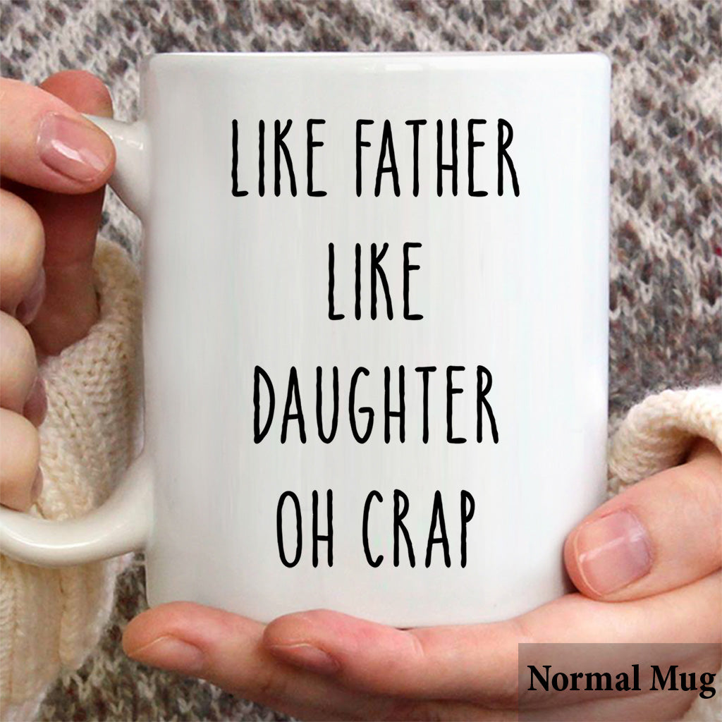 Like Father Like Son - Gift for dad, dad, son - Personalized Mug