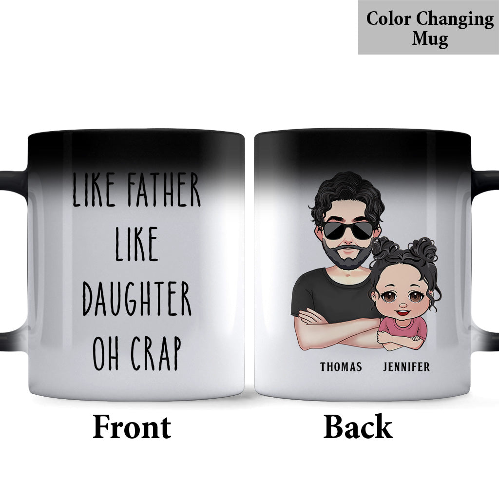 Like Father Like Son - Gift for dad, dad, son - Personalized Mug