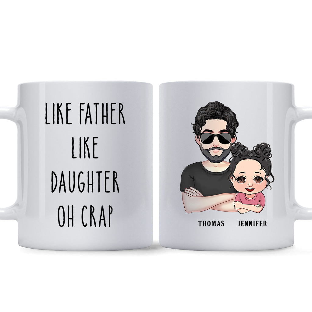 Like Father Like Son - Gift for dad, dad, son - Personalized Mug