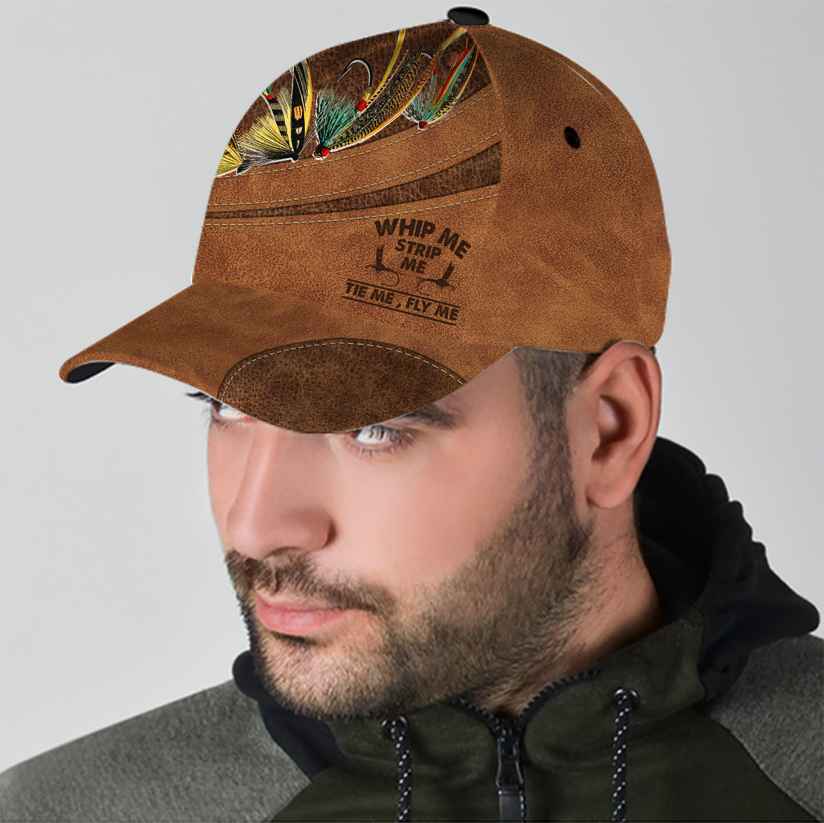 Whip Me Strip Me Tie Me Fly Me - Personalized Fishing Classic Cap