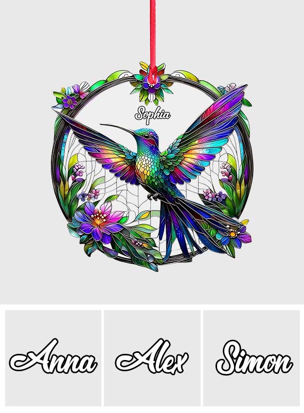 Magnifique colibri - Ornement colibri personnalisé