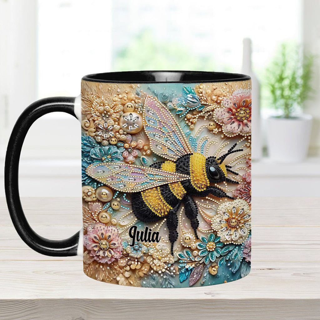 Sparkling Insect - Personalized Gardening Accent Mug
