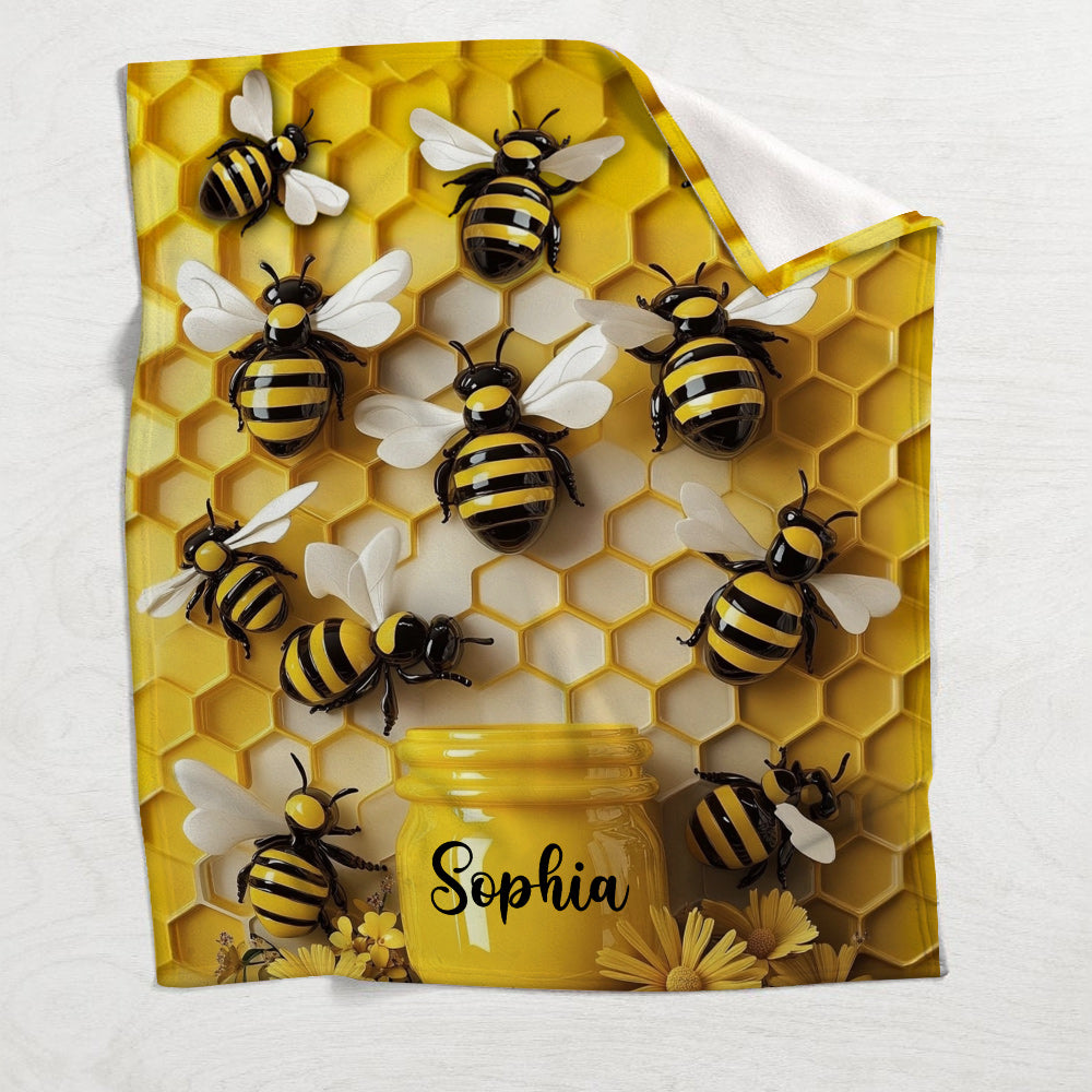 Stunning Bee - Personalized Gardening Blanket