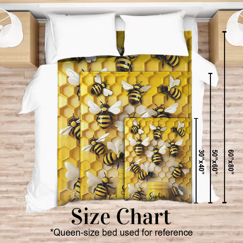 Stunning Bee - Personalized Gardening Blanket