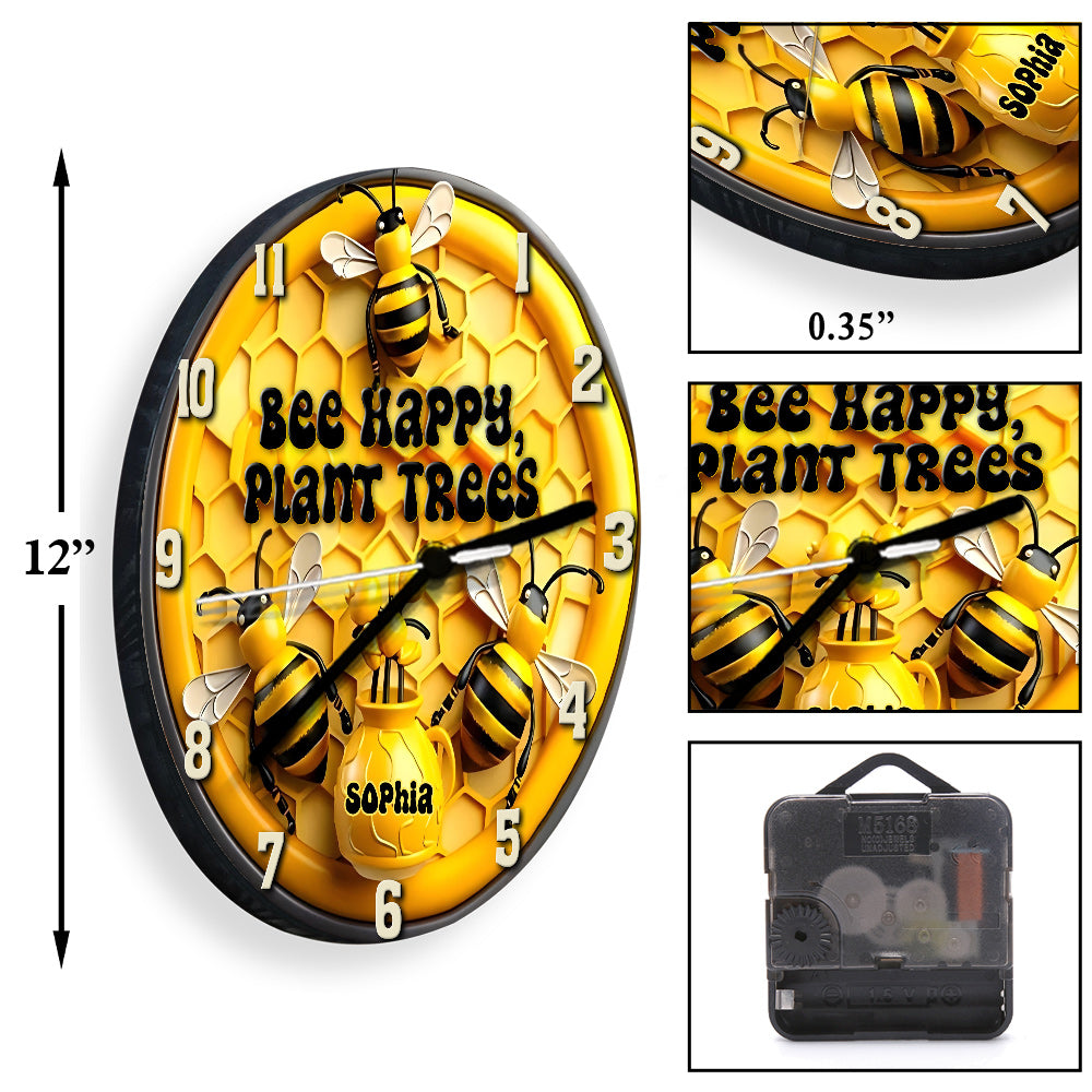 Gardening Time - Personalized Gardening Wall Clock