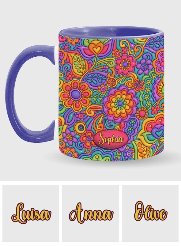 Hippie Soul – Personalisierte Tasse mit Hippie-Akzent