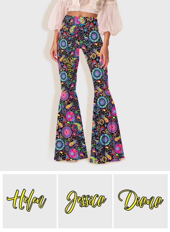 Hippie Soul - Leggings évasés hippies personnalisés