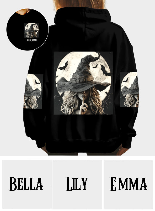 A Wee Bit Wicked - Personalized Witch All Over Shirt