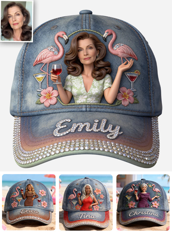 Personalisierte Foto - Flamingo Classic Cap