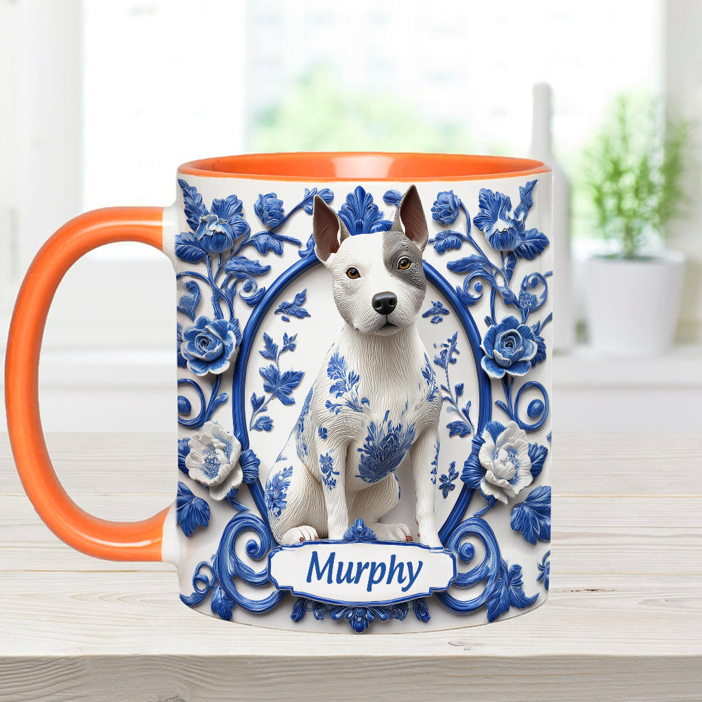 Cute Pitbull - Personalized Dog Accent Mug