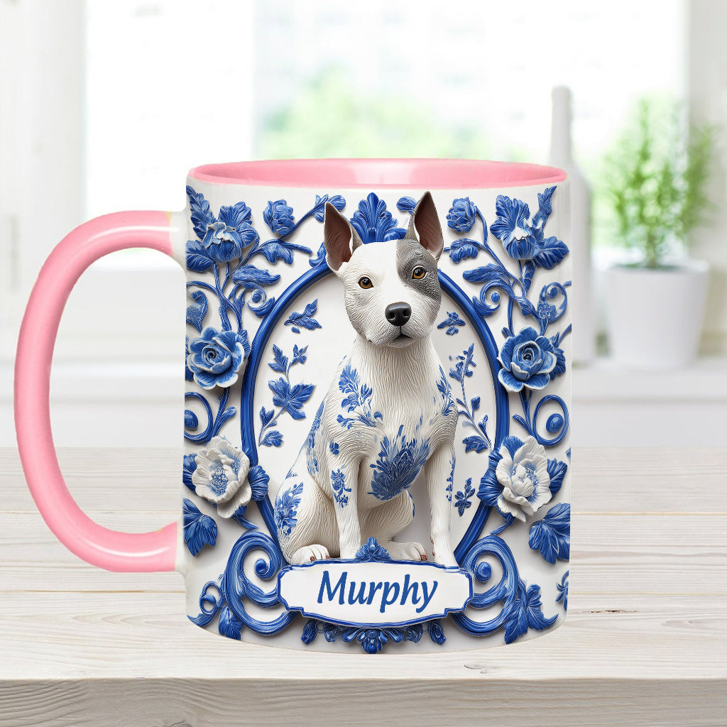 Cute Pitbull - Personalized Dog Accent Mug