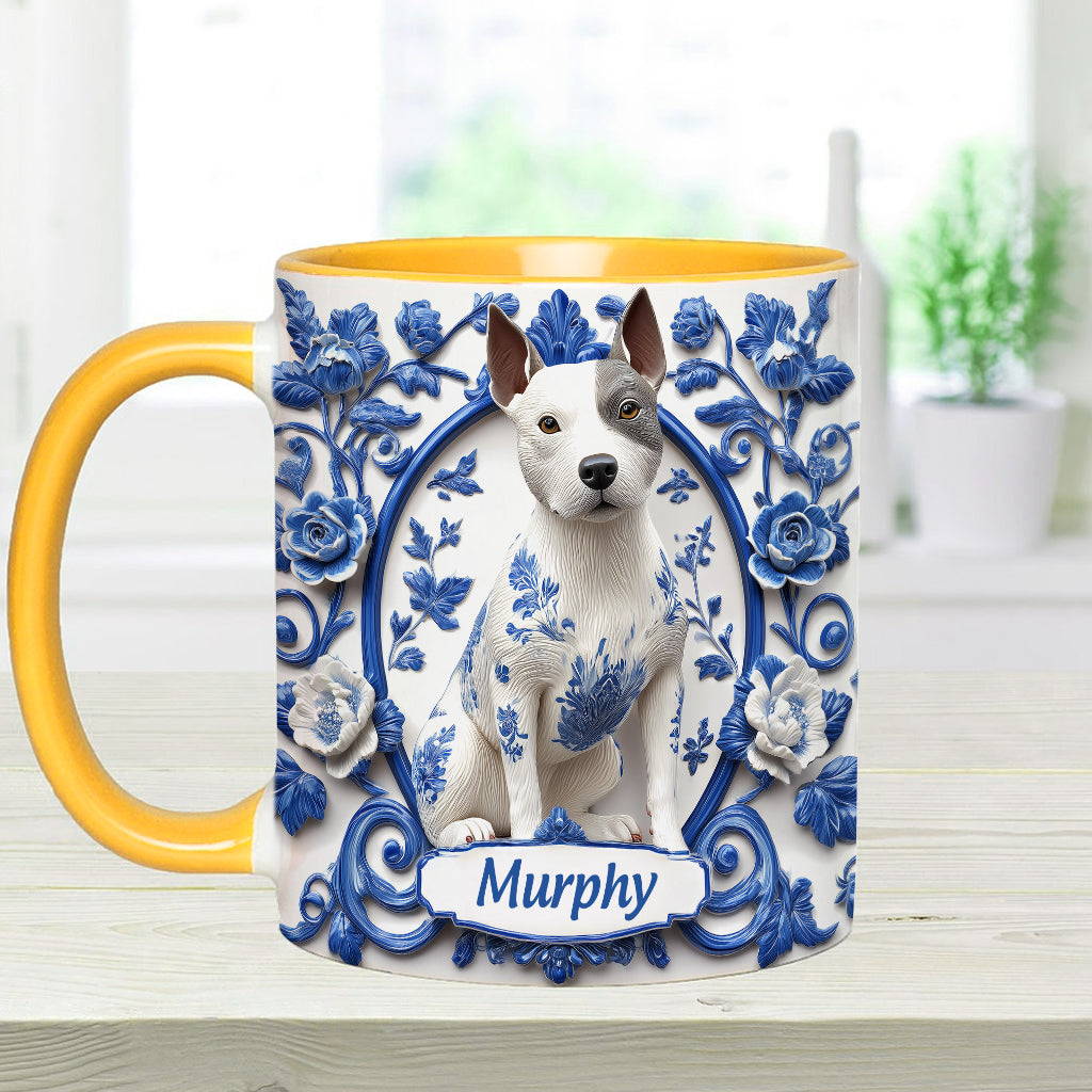 Cute Pitbull - Personalized Dog Accent Mug