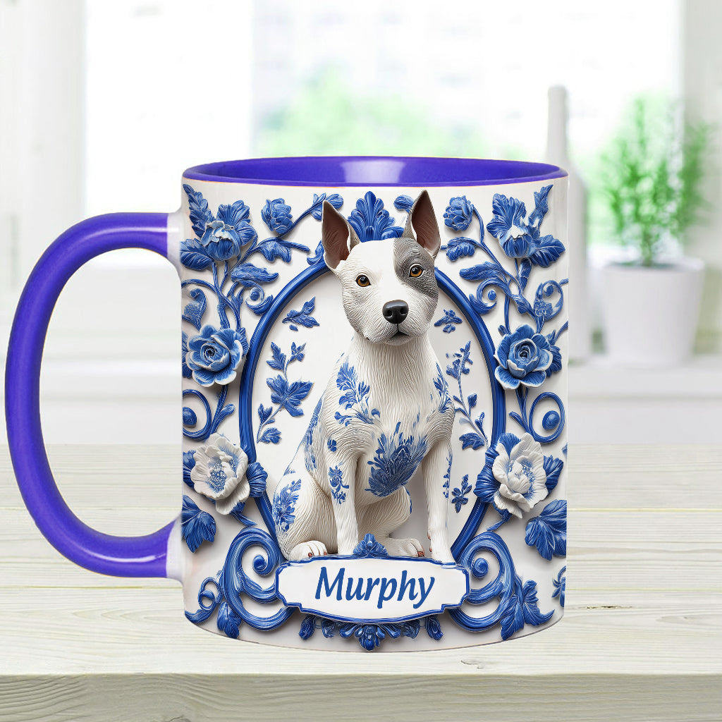 Cute Pitbull - Personalized Dog Accent Mug