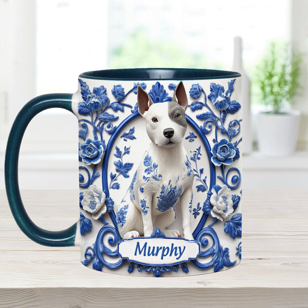 Cute Pitbull - Personalized Dog Accent Mug