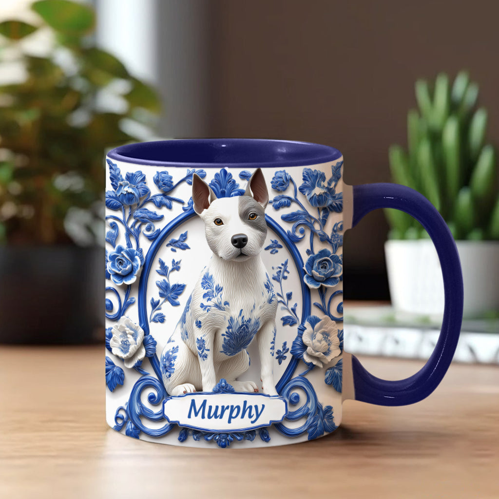 Cute Pitbull - Personalized Dog Accent Mug
