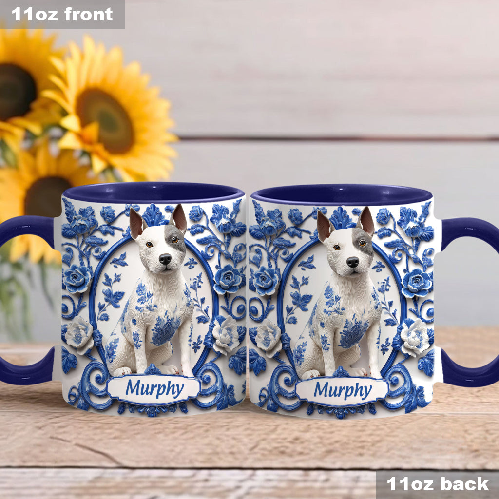 Cute Pitbull - Personalized Dog Accent Mug