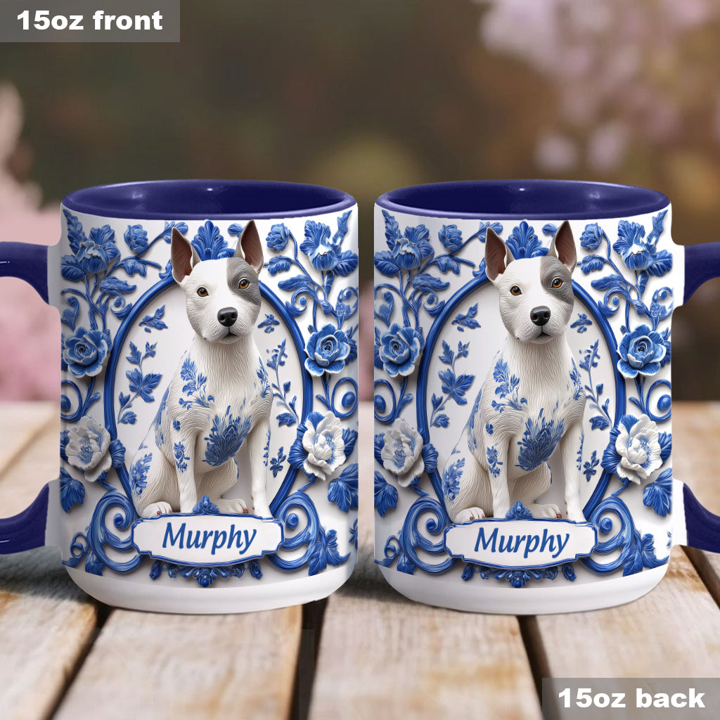 Cute Pitbull - Personalized Dog Accent Mug