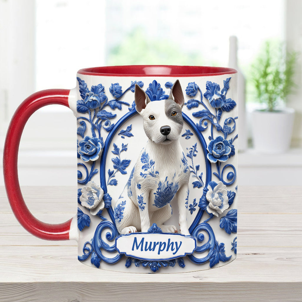 Cute Pitbull - Personalized Dog Accent Mug