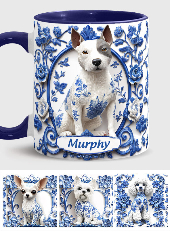 Cute Pitbull - Personalized Dog Accent Mug