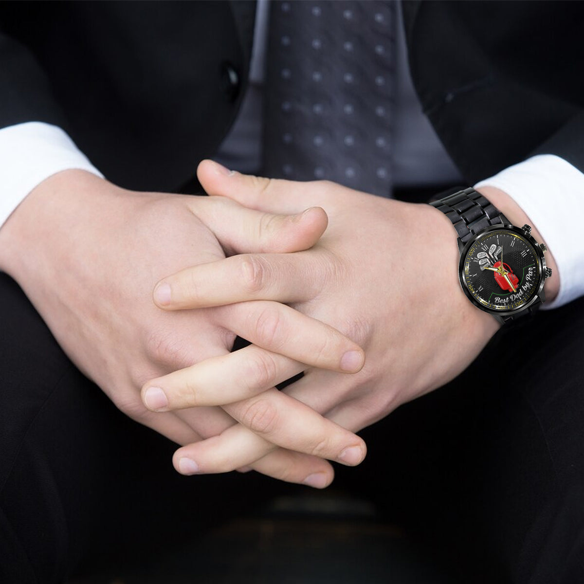 Best Dad By Par - Personalized Golf Hand Watch