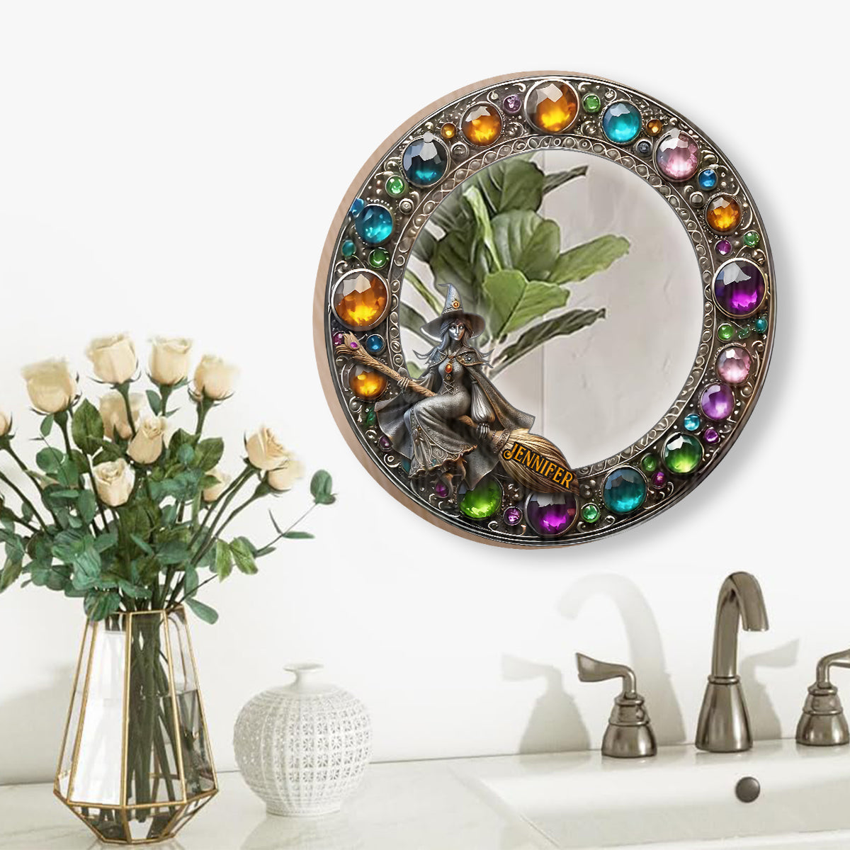 Magical Mirror - Personalized Witch Wall Hanging Mirror