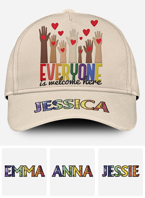 Bienvenue à tous ! - Casquette classique personnalisée pour enseignants
