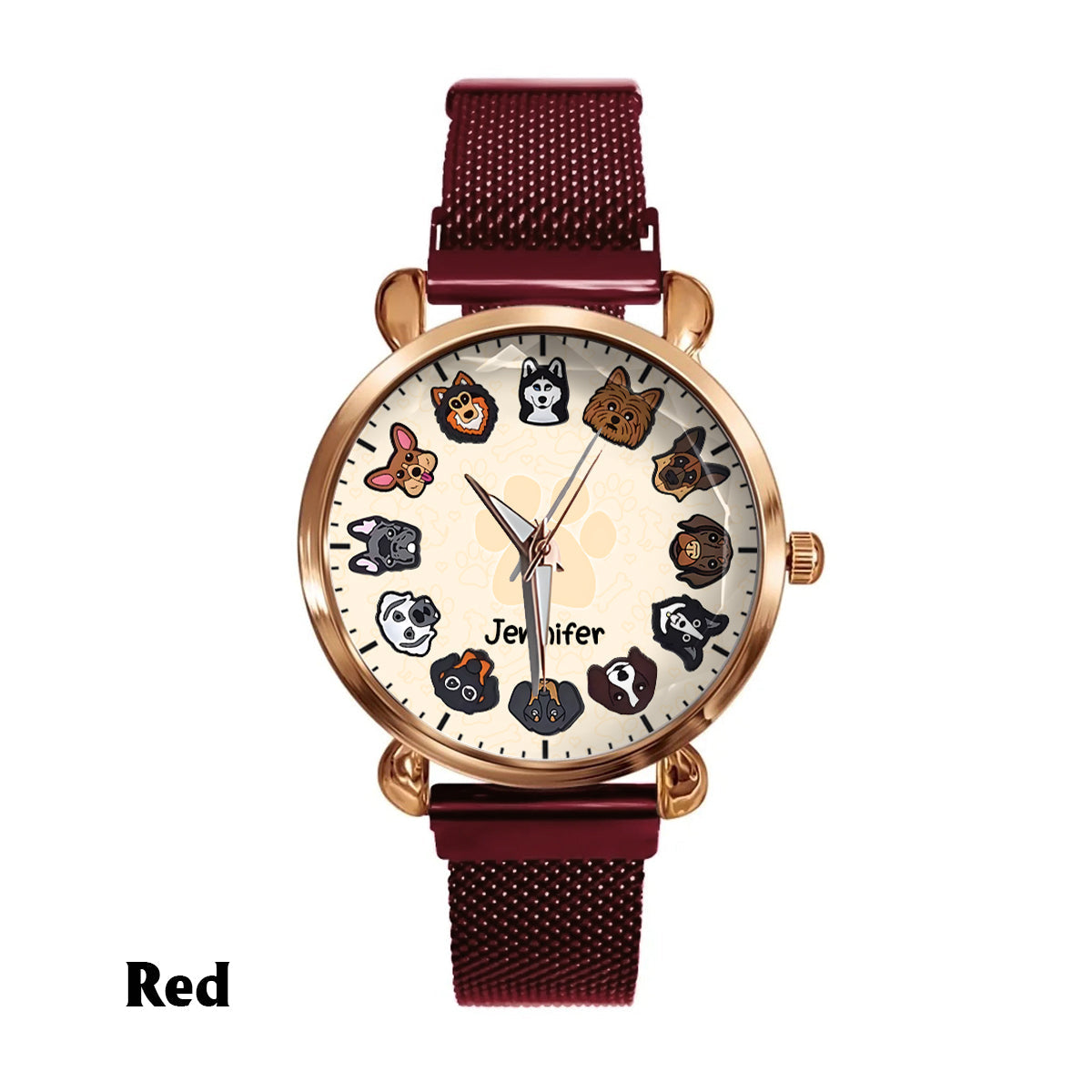 Just A Girl Who Loves Dogs - Personalized Dog Women Hand Watch