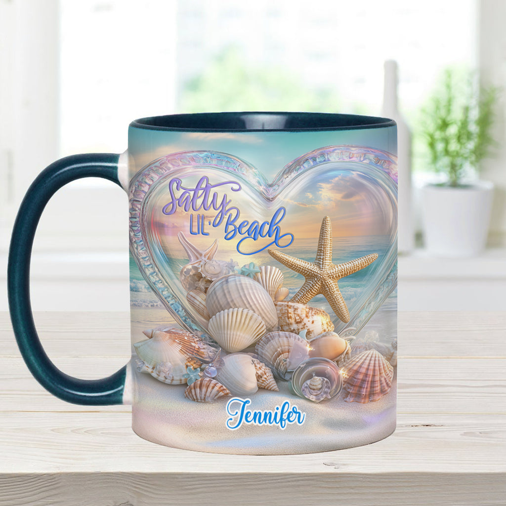 Salty Lil Beach - Personalized Sea Lover Accent Mug