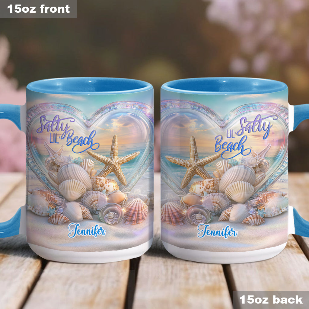 Salty Lil Beach - Personalized Sea Lover Accent Mug