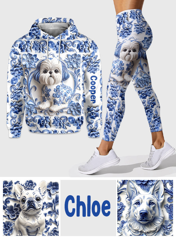 Cute Dog Shih Tzu - Personalized Dog Hoodie and Leggings