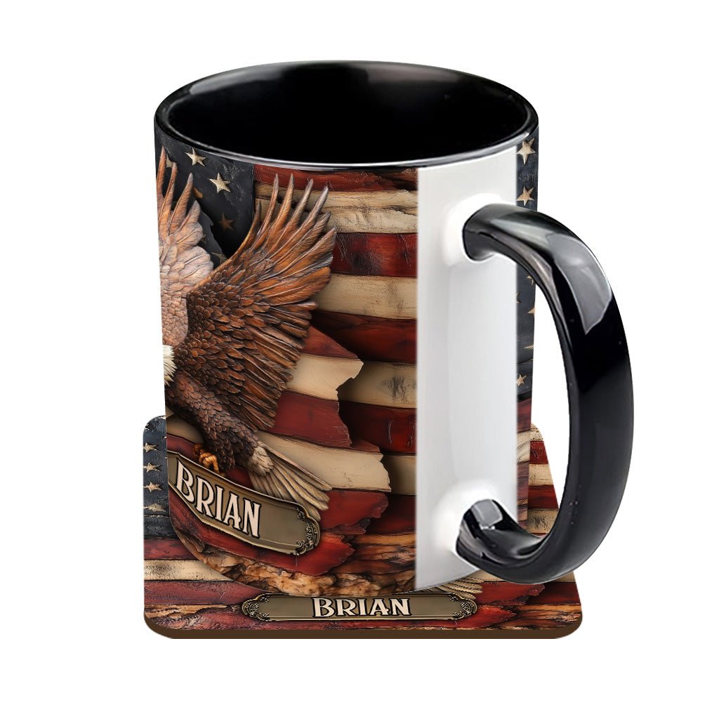 God Bless America - Personalized Independence Day/ 4th of July Accent Mug