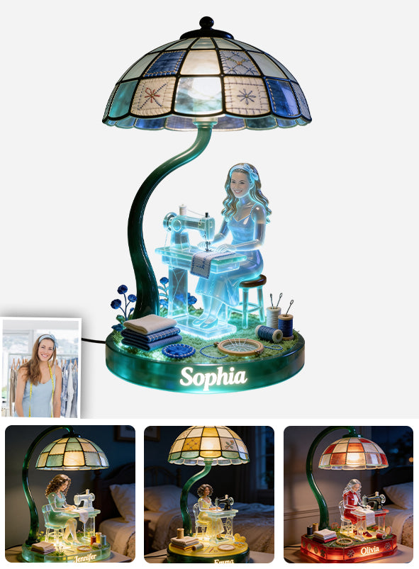 Nähzimmer Dekor - Personalisierte Näh-Acryl-LED-Nachtlampe