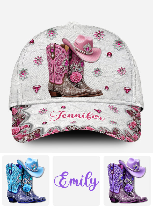 Bottes de cowgirl - Casquette de cowgirl classique personnalisée