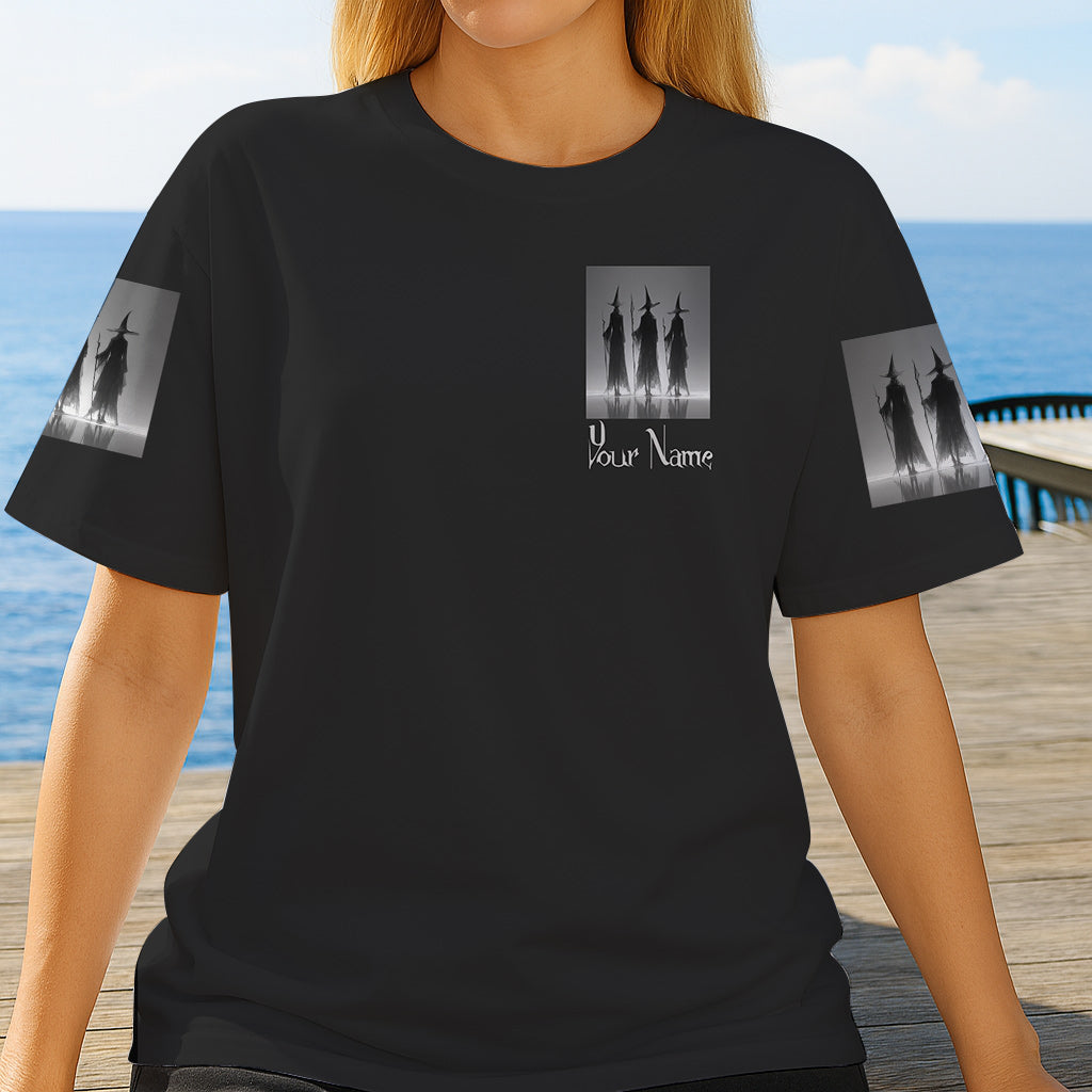 Purple Witch - Personalized Witch All Over Shirt
