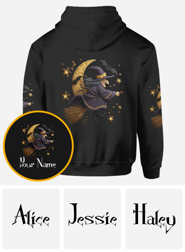 Purple Witch - Personalized Witch All Over Shirt