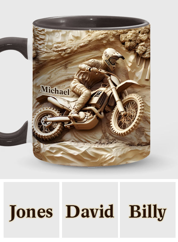 Cool Dirt Bike, Motocross - Personalized Dirt Bike Accent Mug