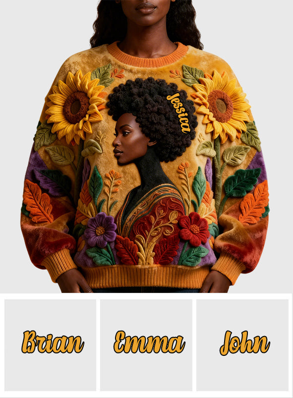 Black Queen - Personalized African American All Over Shirt