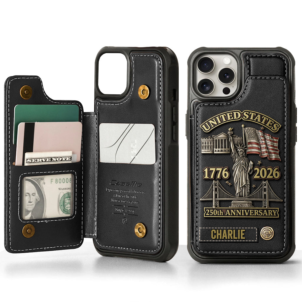 250th Anniversary - Personalized Wallet Phone Case