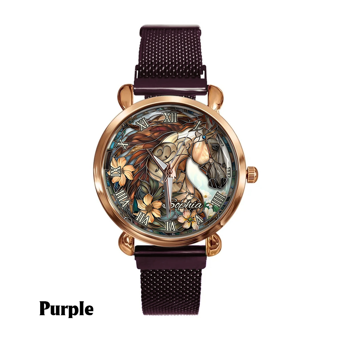 Horse Girl - Personalized Horse Women Hand Watch