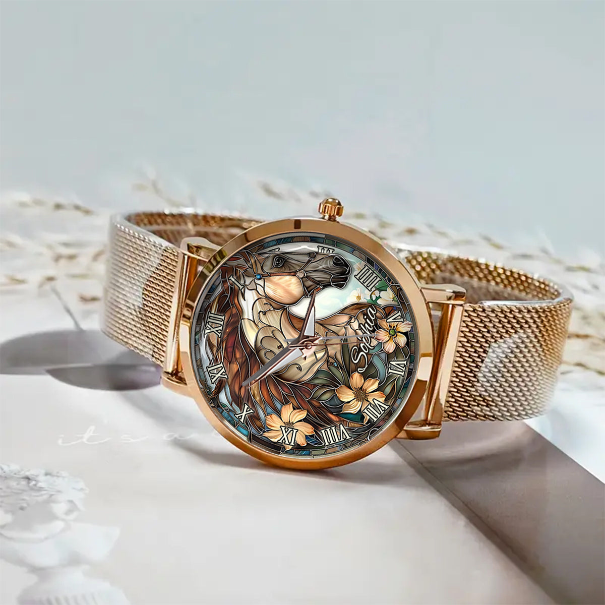Horse Girl - Personalized Horse Women Hand Watch
