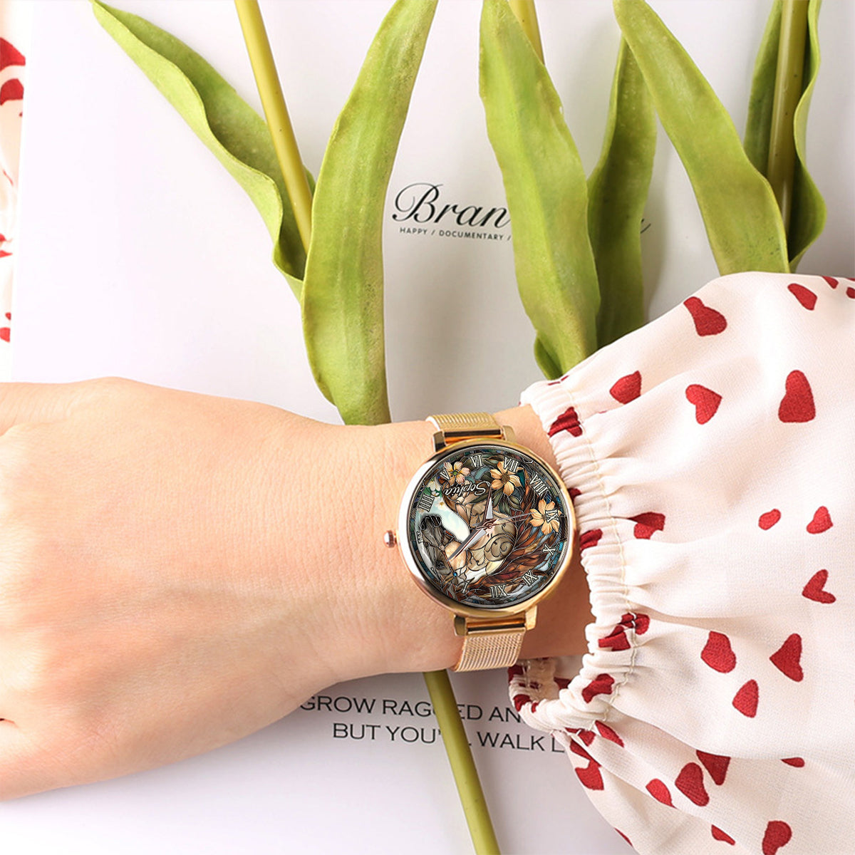 Horse Girl - Personalized Horse Women Hand Watch