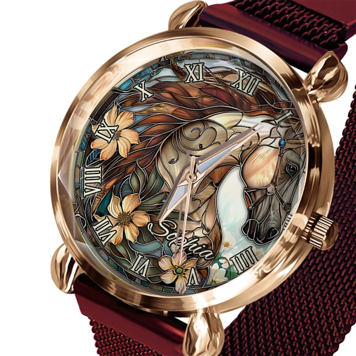 Horse Girl - Personalized Horse Women Hand Watch