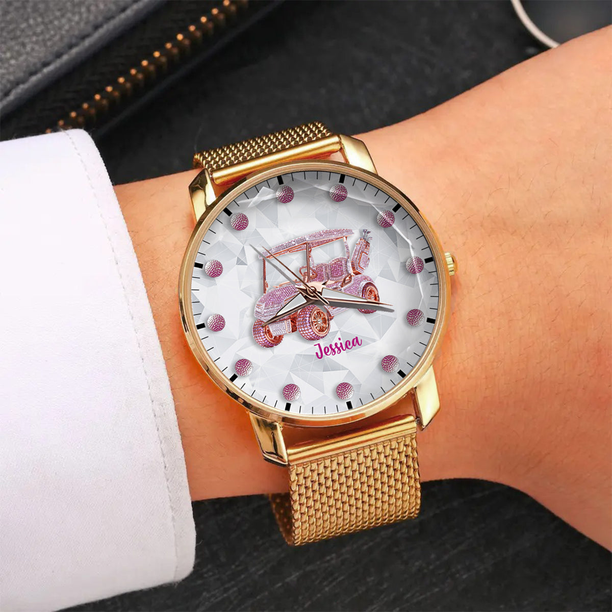 Goft Cart - Personalized Golf Women Hand Watch