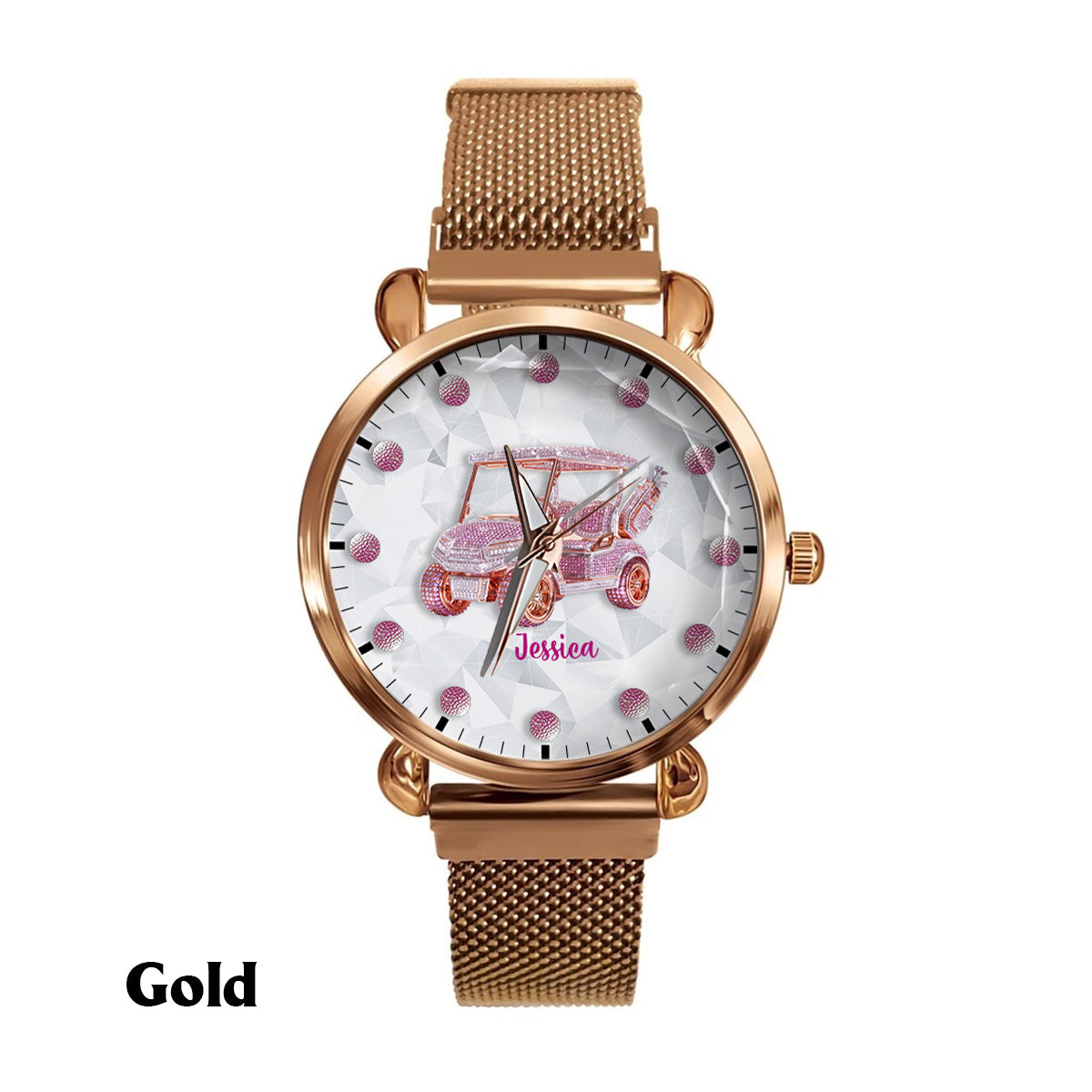 Goft Cart - Personalized Golf Women Hand Watch