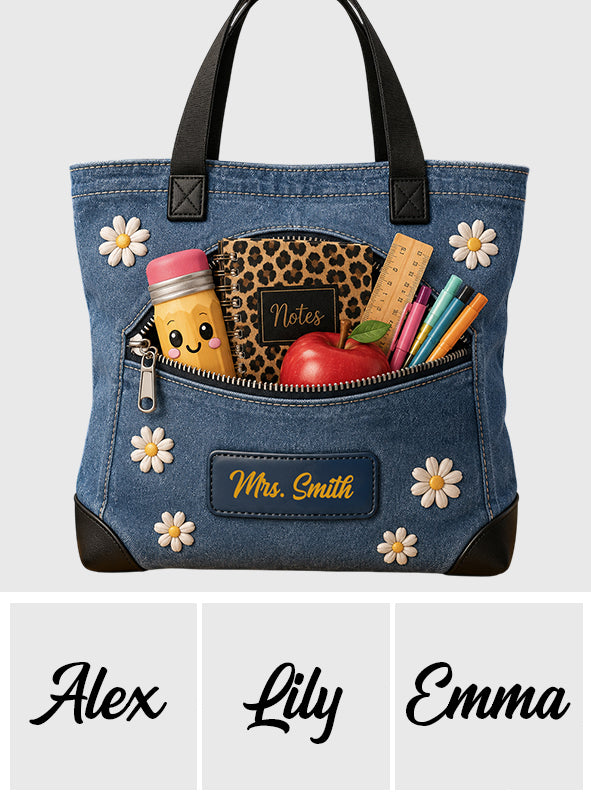 Teacher Life - Personalized Teacher Tote Bag