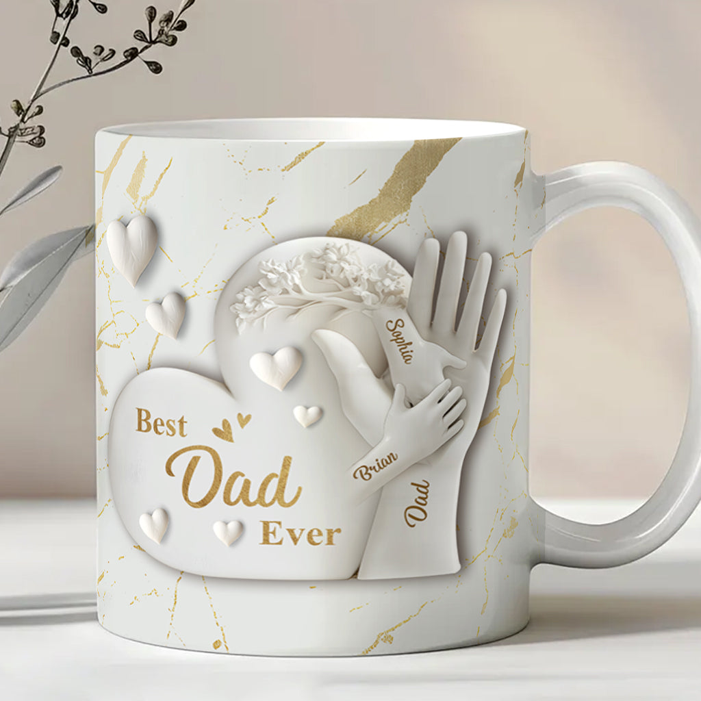 Best Dad Ever - Personalized Father Mug