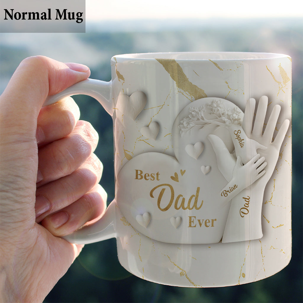 Best Dad Ever - Personalized Father Mug