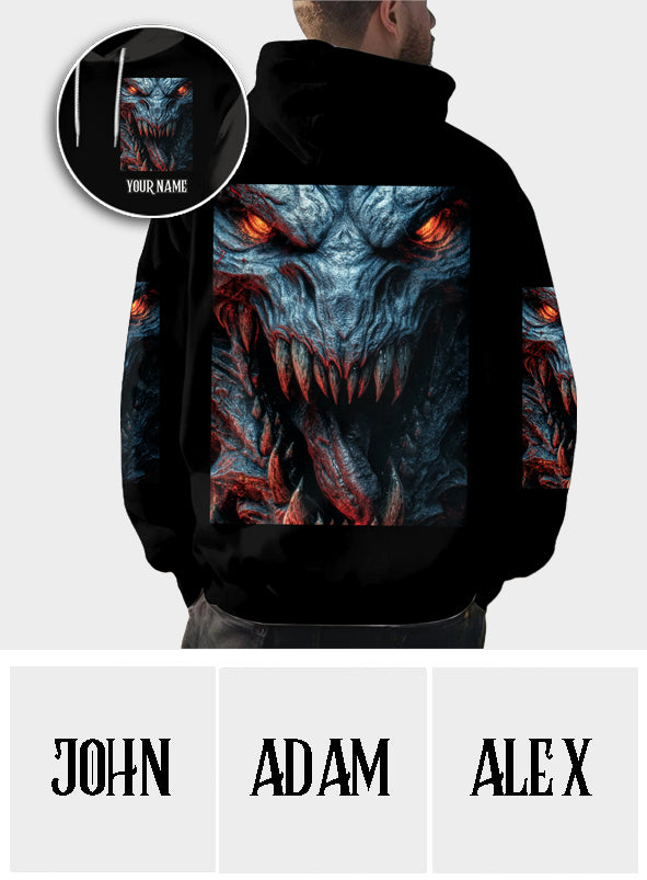 Scary Monster - Personalized Halloween All Over Shirt